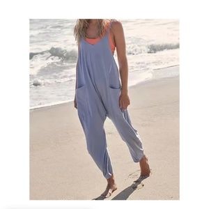 Womens M light blue Jumpsuit Romper Jumper